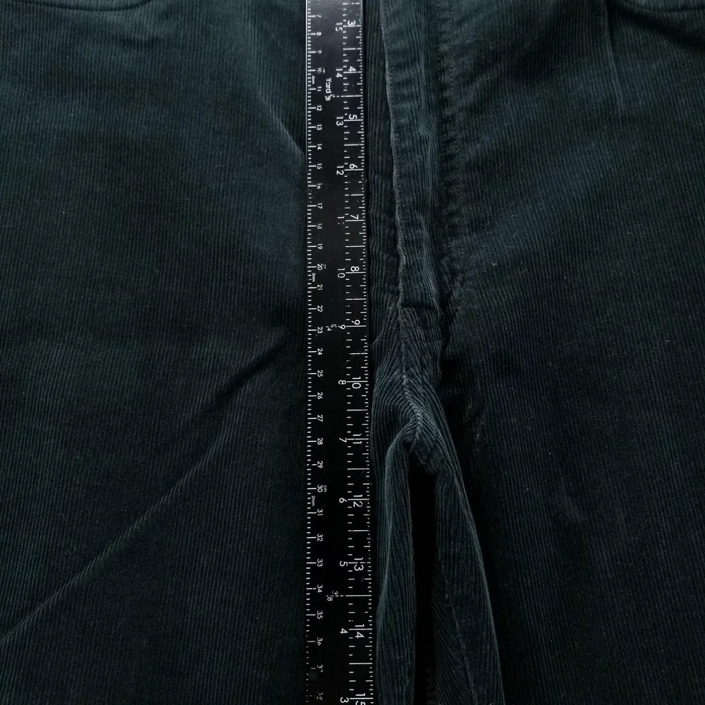 Polo Ralph Lauren Jeans Mens 36x32 Green‎ Classic Straight Corduroy Dark Wash